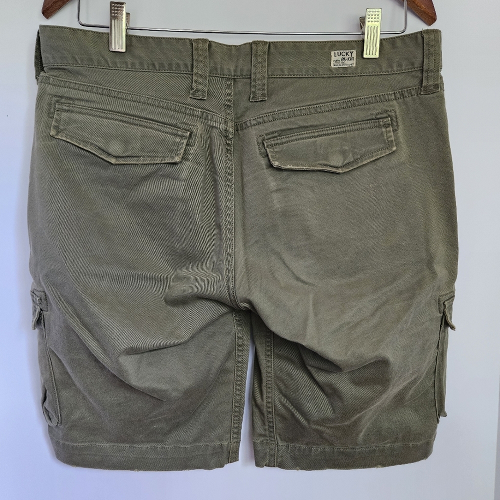 The Lucky Brand Olive Green Cargo Shorts Womens 6/28 - Picture 7 of 14